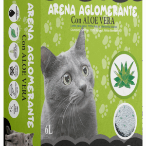 Arena aglomerante con aloe vera 6L